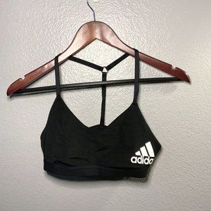 Adidas Black Yoga Sports Bra Small